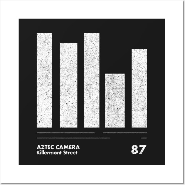 Aztec Camera / Minimal Graphic Design Tribute Wall Art by saudade